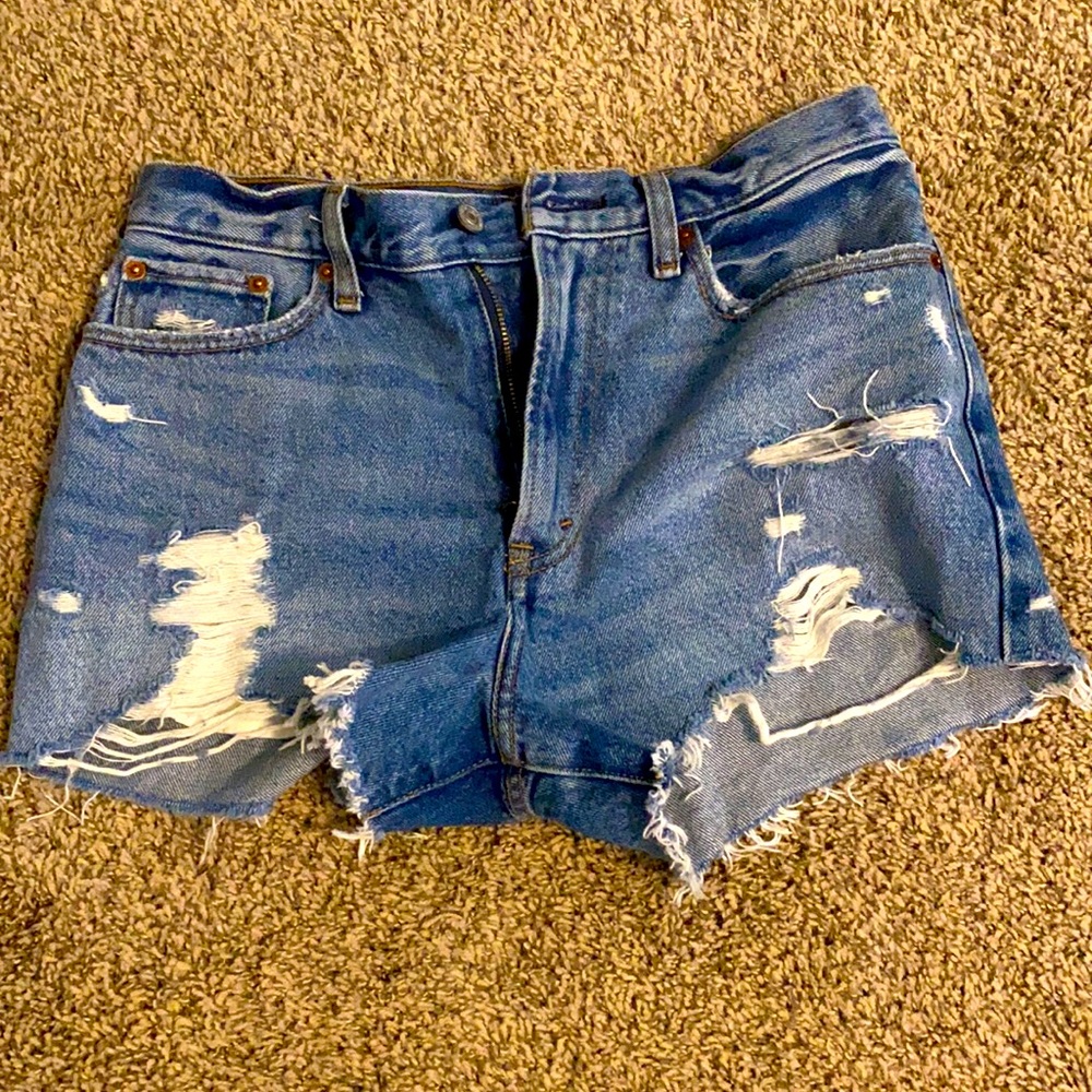 Abercrombie and Fitch high rise shorts